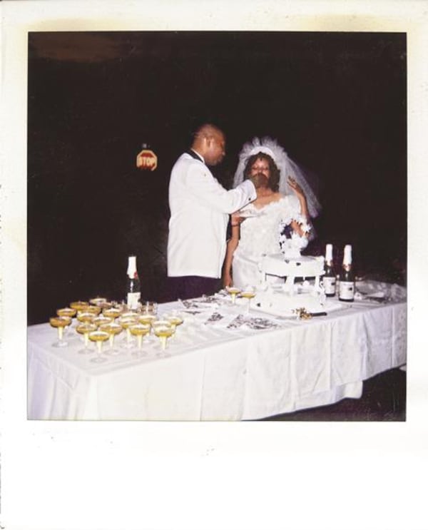 The "Old School Love" book includes photos from the personal collection of Rev Run and Justine Simmons.