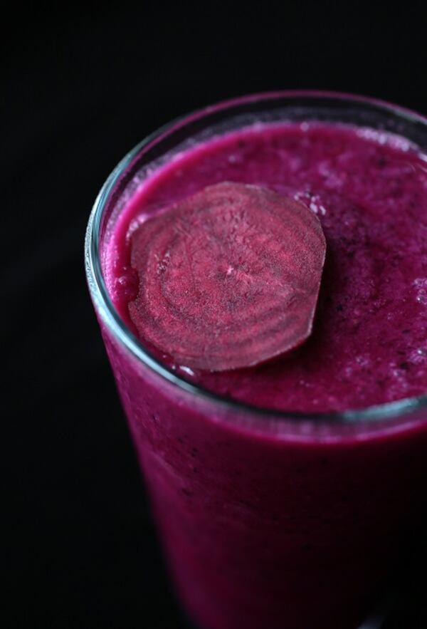 Mixed Berry and Beet smoothie. (Robert Cohen/St. Louis Post-Dispatch/TNS)