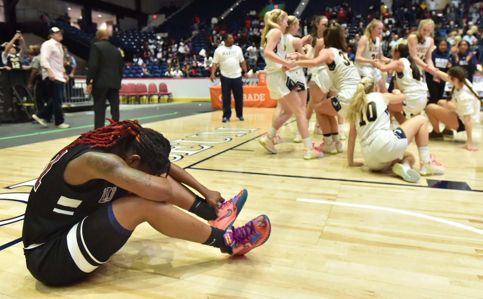 basketball finals: Luella vs. Marist girls