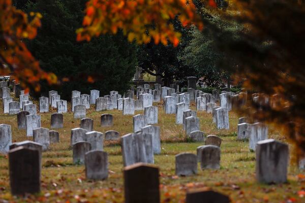 Atlanta's historic Oakland Cemetery fell into disrepair in the 1930s, but was reborn through the work of dedicated volunteers. Today, it has 105,000 visitors every year. Natrice Miller/natrice.miller@ajc.com  