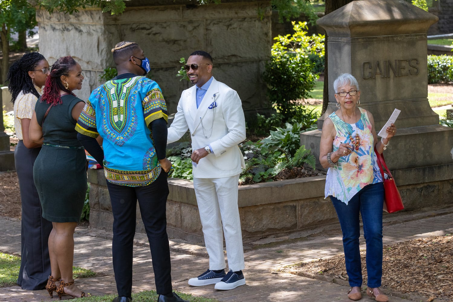 Newly restored African American Burial Grounds