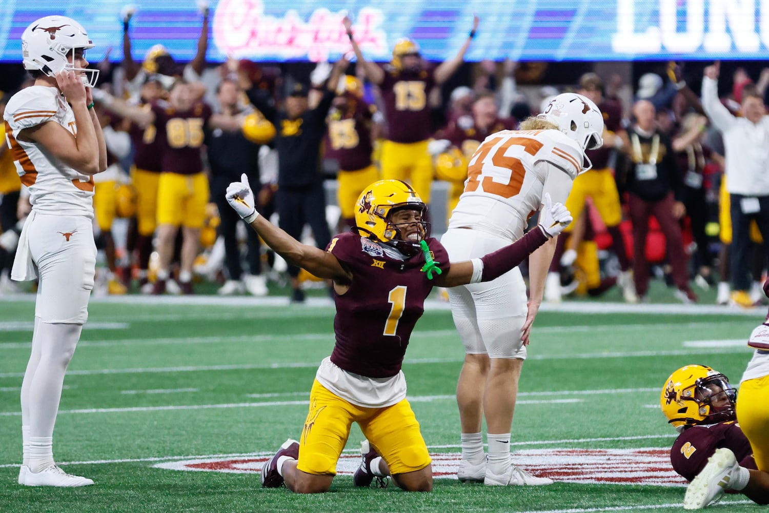 Texas Longhorns vs. Arizona State Sun Devils