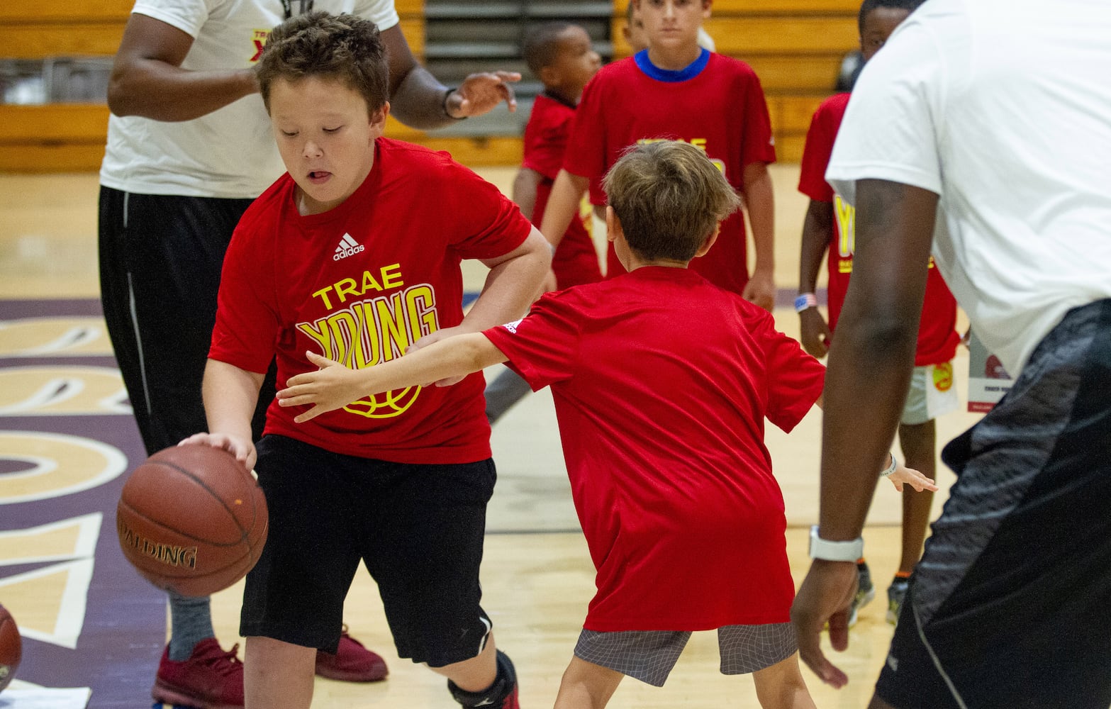 Photos: Hawks’ Trae Young appears at basketball camp for youngsters