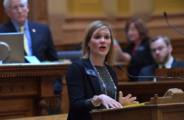  State Sen. Elena Parent, D-Atlanta. (HYOSUB SHIN / HSHIN@AJC.COM)