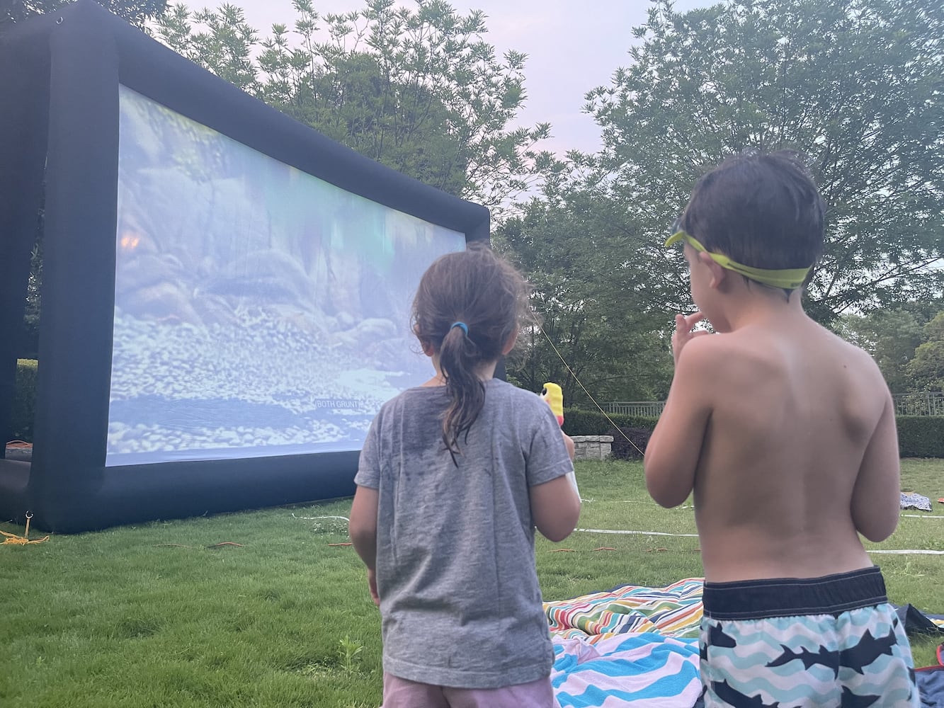 Swim-in movie event at Piedmont Park