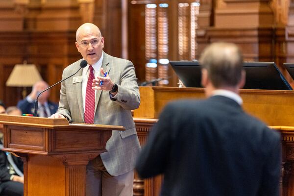 State Rep. Todd Jones, R-South Forsyth, is among the five Republicans who signed a letter criticizing the secretary of state's decision not to upgrade voting machines. (Arvin Temkar / arvin.temkar@ajc.com)