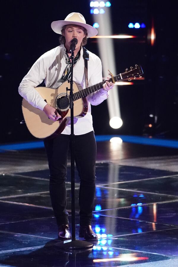 THE VOICE -- "Blind Auditions" -- Pictured: Carter Lloyd Horne -- (Photo by: Tyler Golden/NBC)