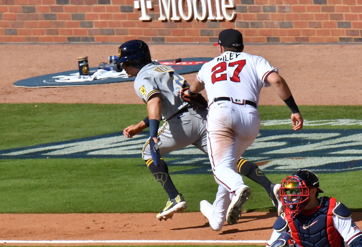 Braves-Brewers playoff game 3