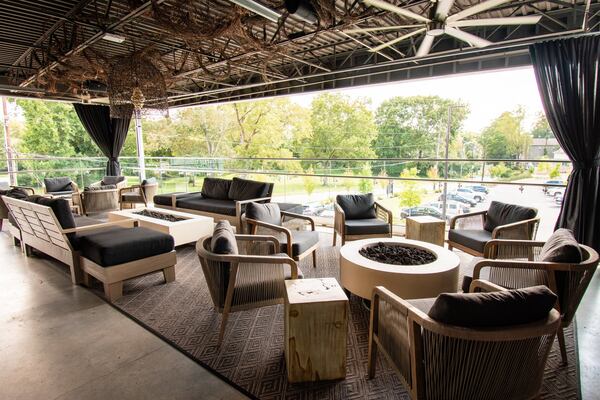 The second-floor patio at Arnette’s Chop Shop in Brookhaven. CONTRIBUTED BY HENRI HOLLIS