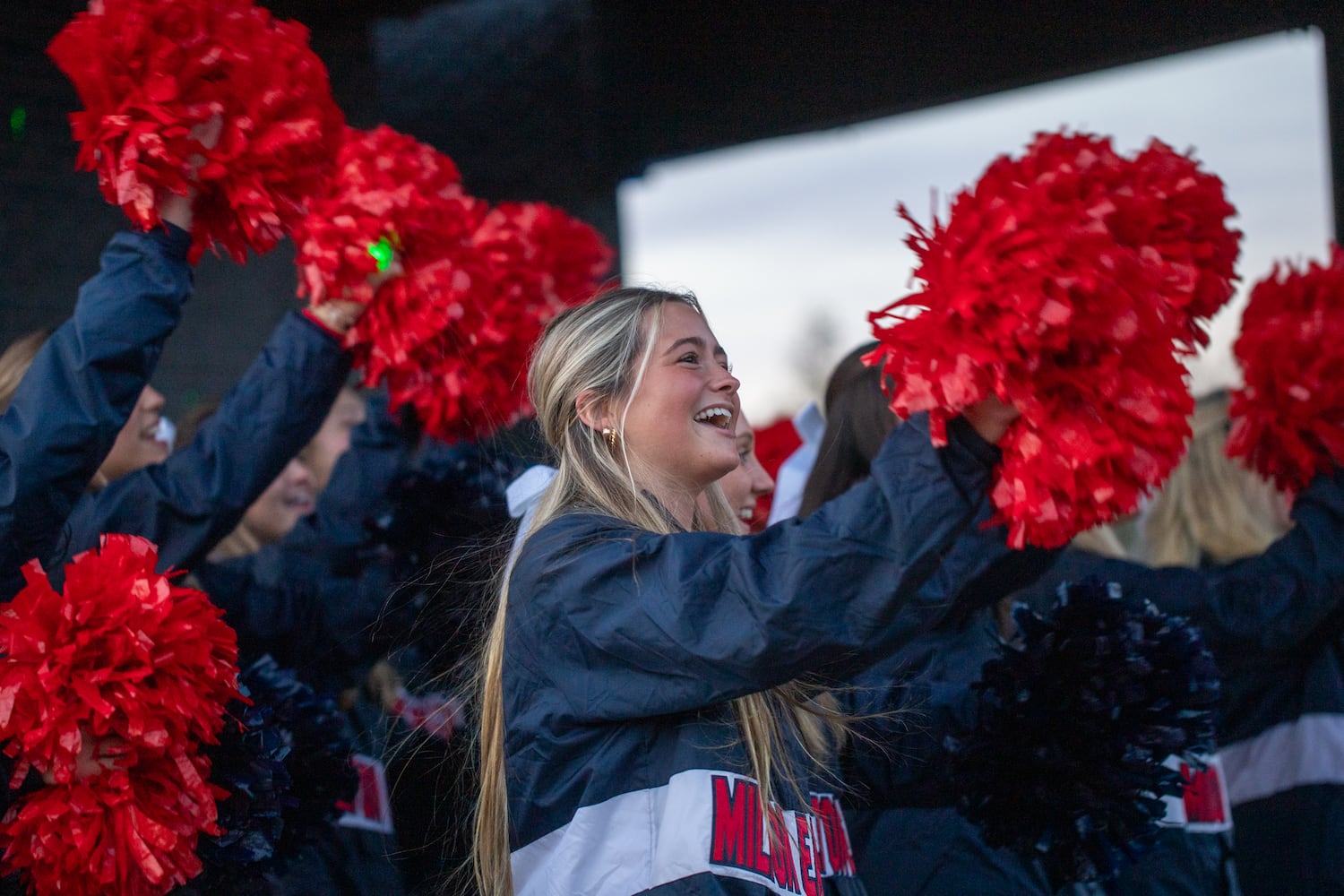 Milton High School football champs parade and celebration