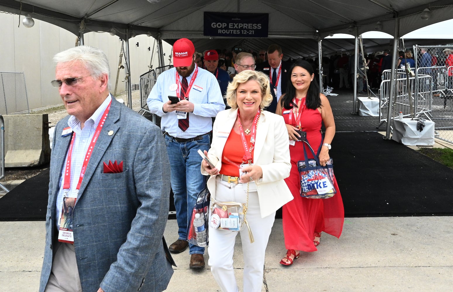 Day 1 Georgia delegates at RNC