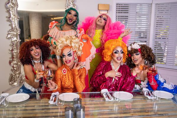 The entertainers at Dinner in Drag at Cardozo South Beach. 
Courtesy of World Red Eye