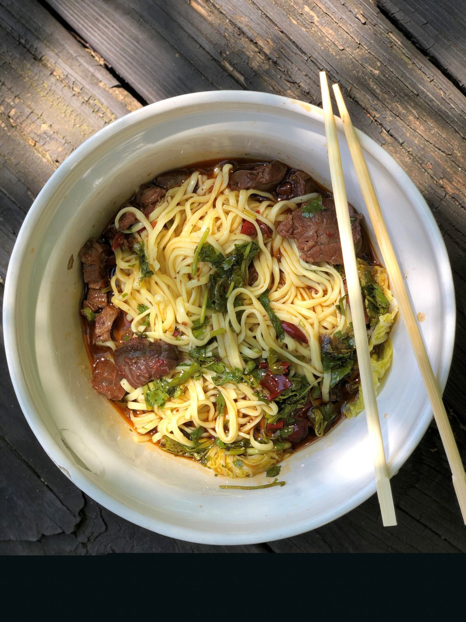 Sichuan beef noodles from Gu’s Kitchen. CONTRIBUTED BY WENDELL BROCK