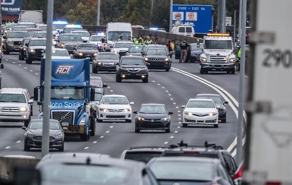 The investigation caused tough delays on I-85 leaving the Perimeter.