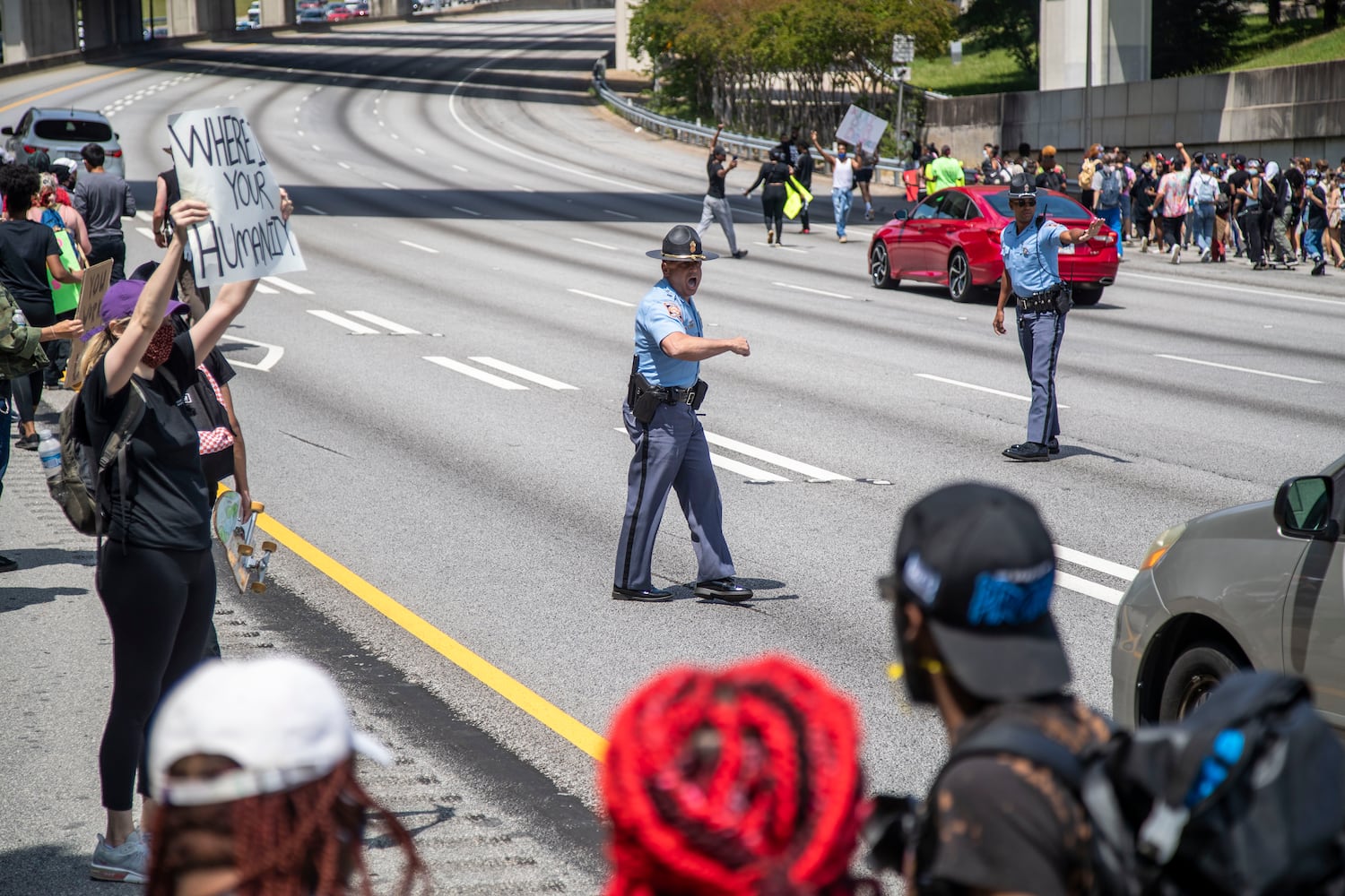 PHOTOS: Fourth day of protests in downtown Atlanta