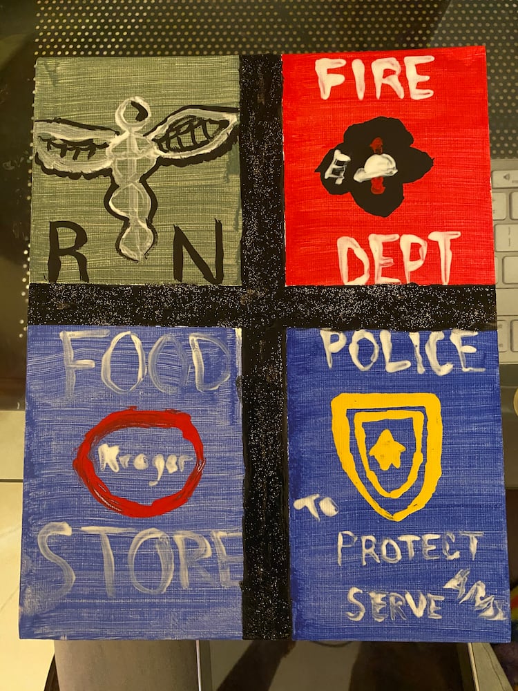 Art from the Heart: Kids thank front-line workers