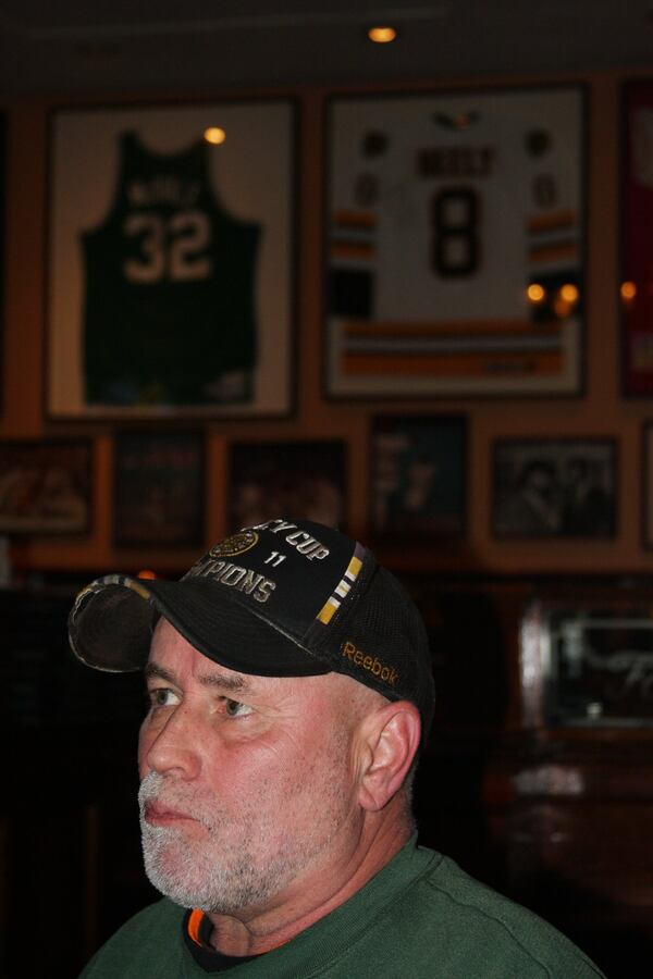 Henry Eno, watching a Celtics game at a bar: “This is the best sports town in the world.” (Ernie Suggs / esuggs@ajc.com)