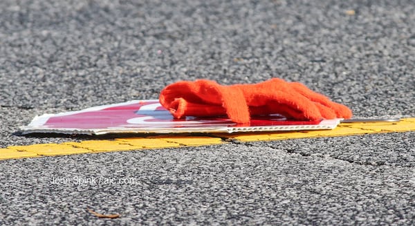 A school crossing guard was hit and killed directing traffic early Thursday in Cobb County.