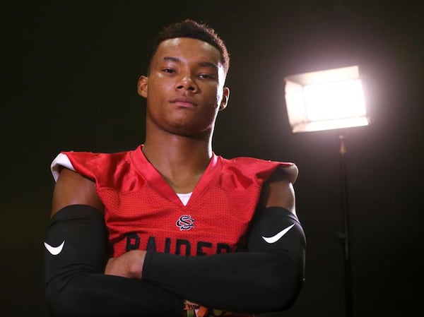 Former Savannah Christian wide receiver Demetris Robertson. (Photo by Curtis Compton/AJC)