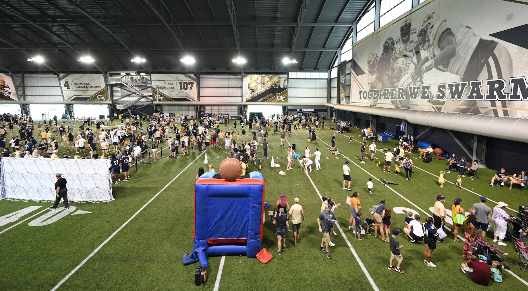 Georgia Tech fan day photo