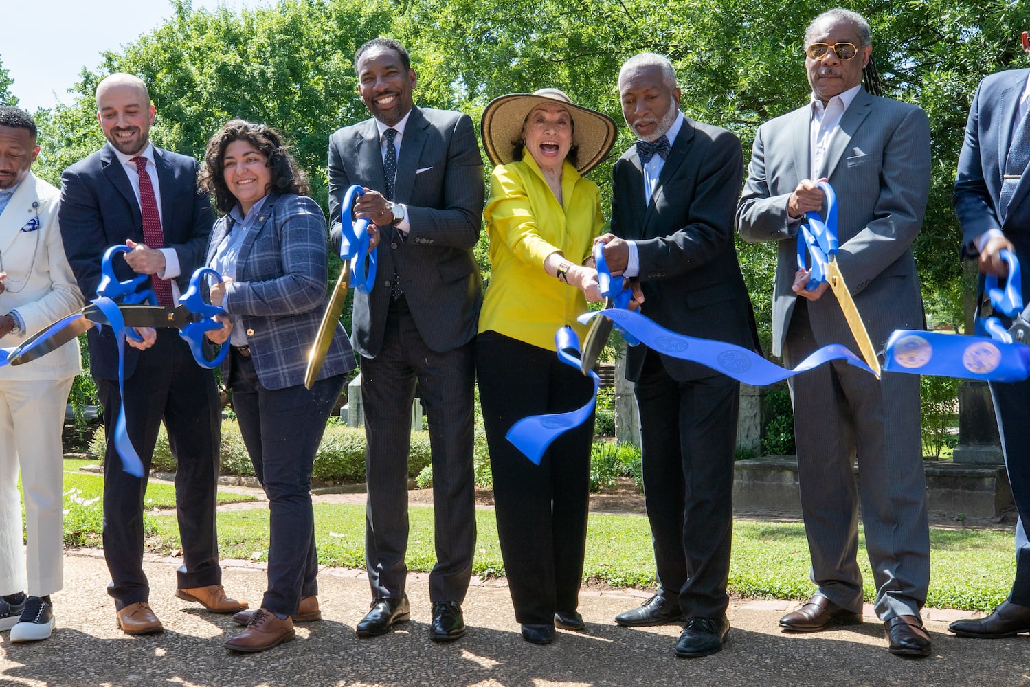 Newly restored African American Burial Grounds