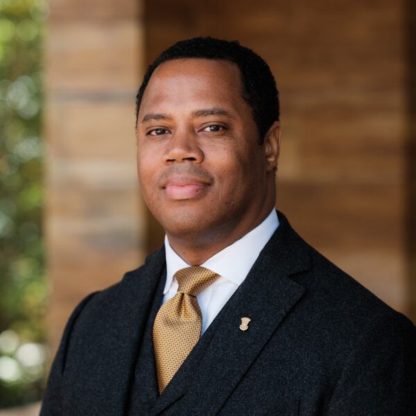 Wake Forest School of Law professor Gregory Parks poses for a portrait in the Worrell Professional Center on Tuesday, October 11, 2022.