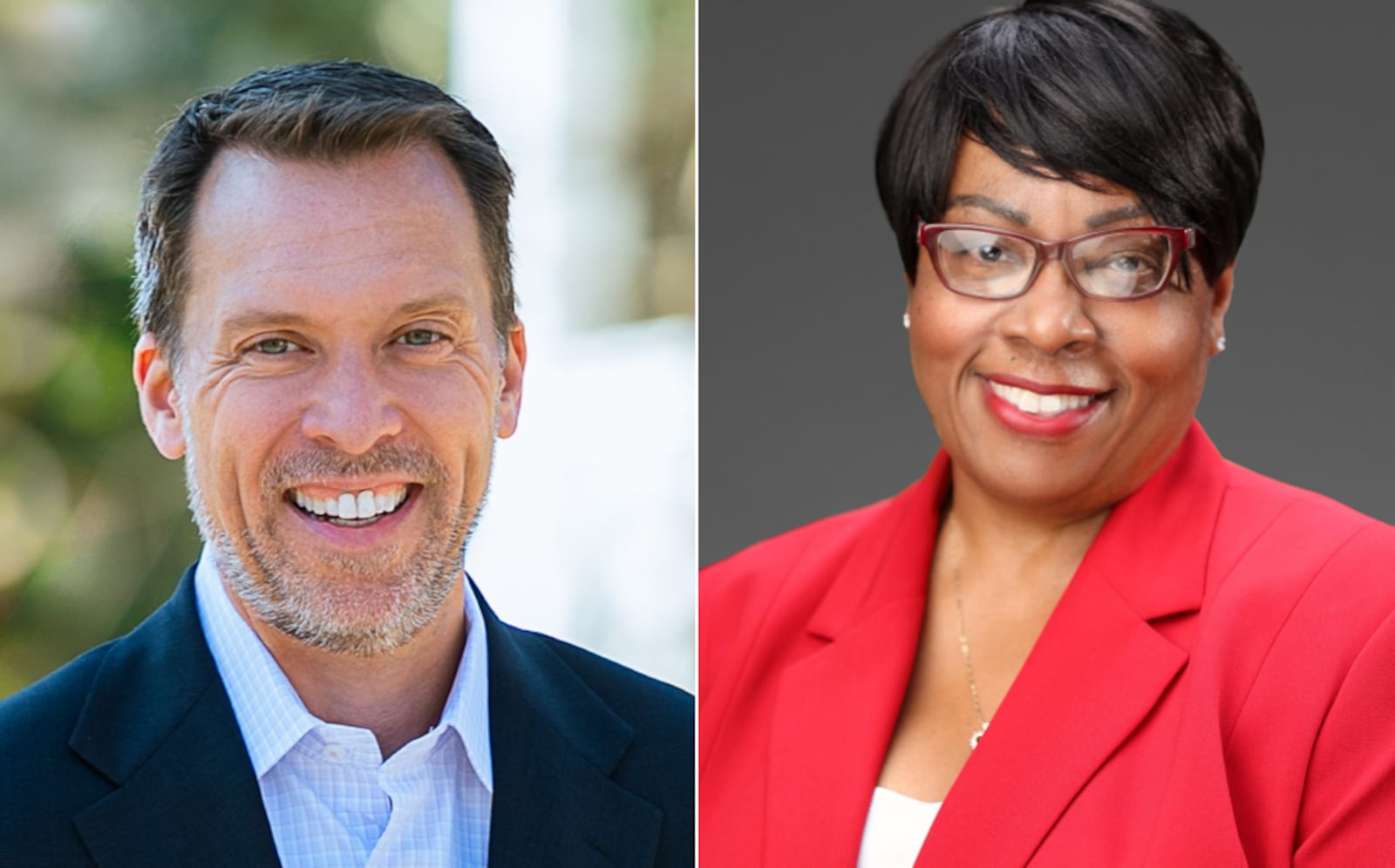 City Council president candidates Doug Shipman (left) and Natalyn Archibong.