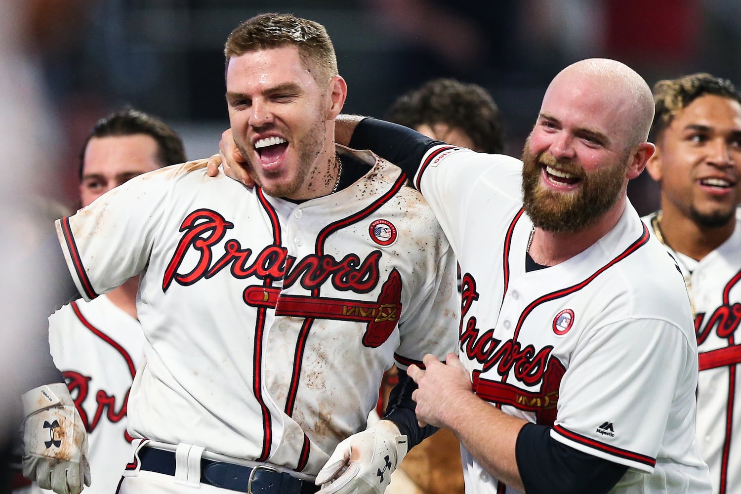 Photos: Freeman, Riley go deep in Braves’ win over Brewers