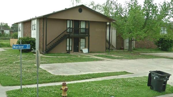 Pictured in a March 2011 Street View image is the apartment building at 1917 Mariner Drive in Baton Rouge, La., where Isabelle Hidalgo, 18 months, died of a drug overdose, which investigators say happened at the hands of her mother. Heather Marie Hidalgo, 42, is charged with first-degree murder.