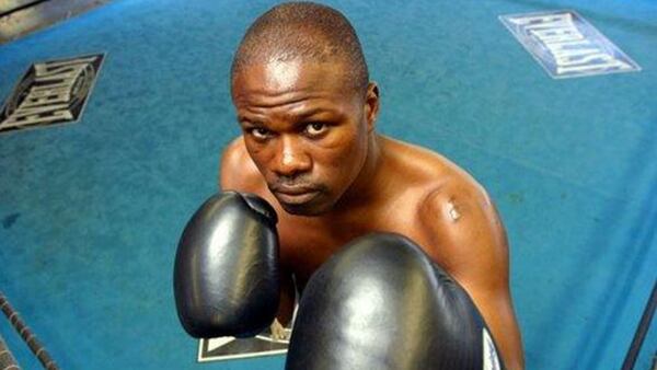 Forrest at the Wild Card Boxing Club in the Hollywood area of Los Angeles, where he was training for the July 16, 2005 fight against Bernard Hopkins. Associated Press