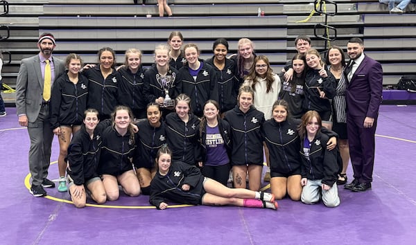 Lumpkin County won the GHSA Class II girls duals wrestling championship on Jan. 25, 2025.