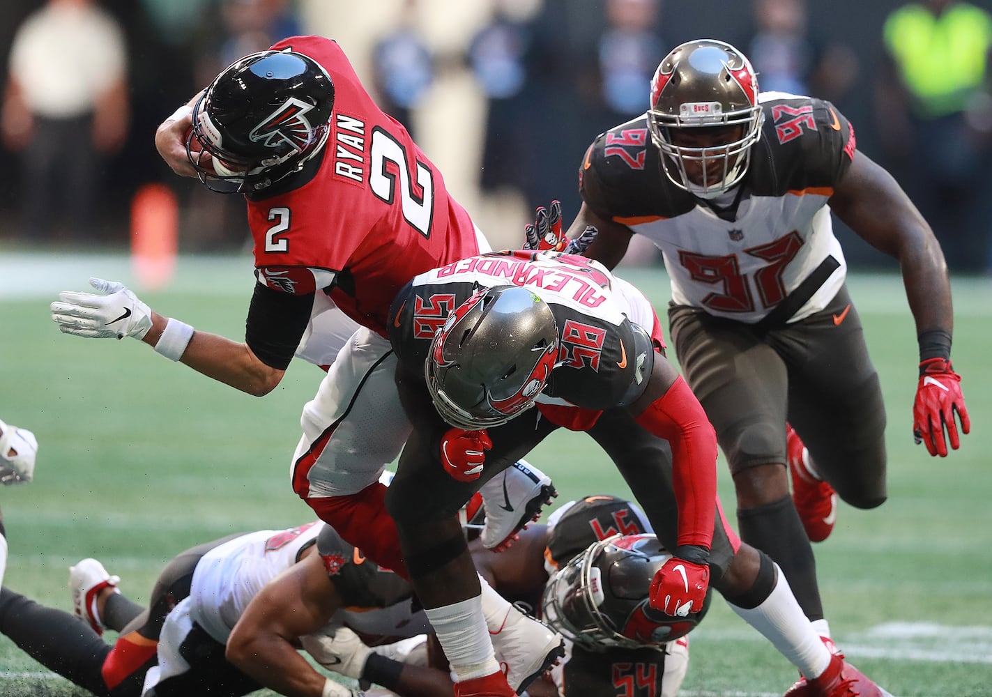 Photos: Falcons hold off Buccaneers for much-needed win