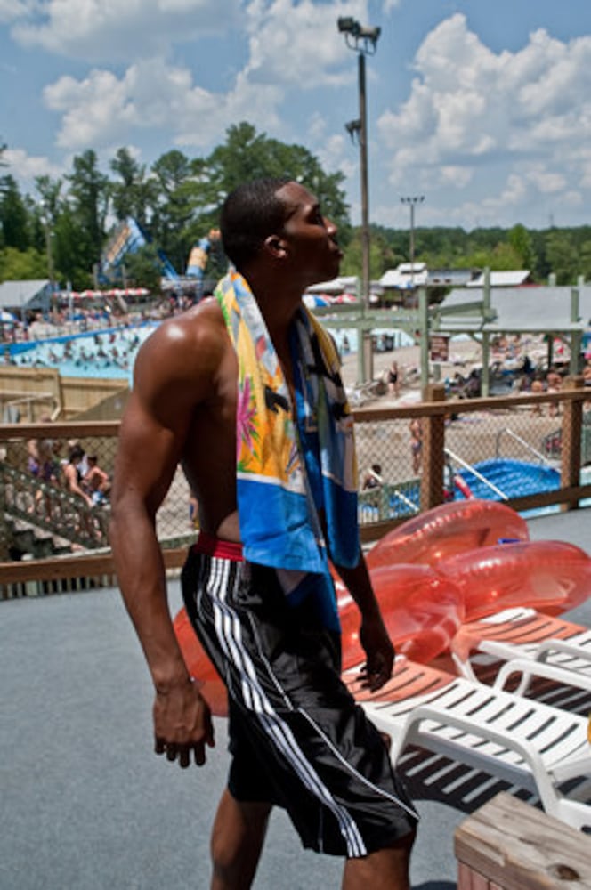 Dwight Howard at Six Flags White Water