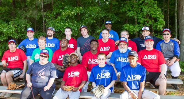 Alternative Baseball Organization members (back row, left to right) Spencer Patterson, Cross Bailey, Tyler C. Arnold, Christopher Arnold, Stephen Thrash, Walter Smith, Gavin Mosteller, Hunter Szczybor, Nick Szczybor; (middle row) Ross Ruda, Bear Brooks, Malcolm Washington, Gregory Miller, Kendall Abbott, Taylor Duncan; (front row, left to right) Steven Moffitt, Gaberial Miller, Deric Johnson, Jordan Douglas. CONTRIBUTED BY STEVE JOHNSON