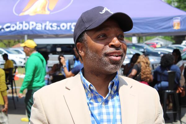 Michael Owens is shown here at the Taste of Mableton fesitval on Saturday, April 15, 2023. Owens and the city of Mableton are hosting several events to celebrate the one-year anniversary of the city's creation. (Taylor Croft/taylor.croft@ajc.com)