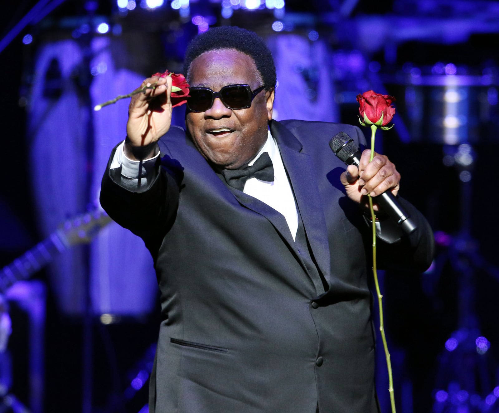 Al Green takes aim at the Fox Theatre on May 3, 2019. Photo: Robb Cohen Photography & Video/www.RobbsPhotos.com