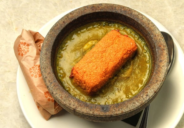 Fried Chihuahua Cheese, salsa verde, corn tortillas. CONTRIBUTED BY CHRIS HUNT PHOTOGRAPHY