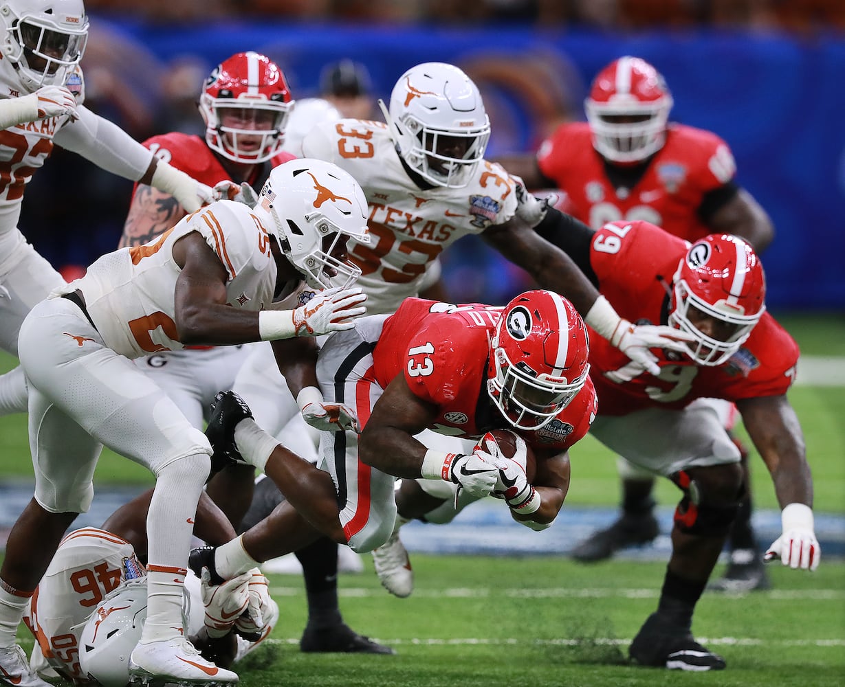 Photos: Georgia manhandled by Texas in the Sugar Bowl