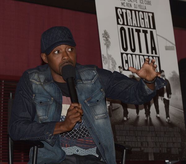 ATLANTA, GA - JULY 24: Producer Will Packer speaks onstage at "Straight Outta Compton" VIP Screening With Director/ Producer F. Gary Gray, Producer Ice Cube, Executive Producer Will Packer, And Cast Members at Regal Atlantic Station on July 24, 2015 in Atlanta, Georgia. (Photo by Paras Griffin/Getty Images for Universal Pictures)