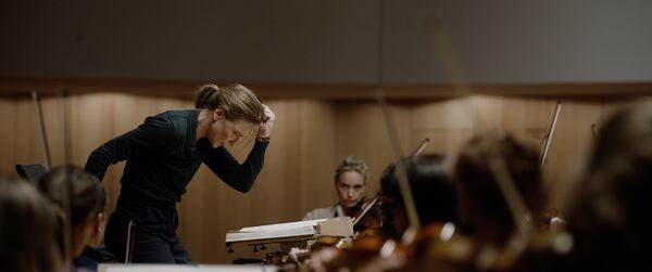 Cate Blanchett is nominated for an Actress in a Leading Role Academy Award for her performance as a Berlin-based orchestra conductor in "Tar." The film is nominated in multiple categories at this year's Academy Awards including for Best Picture and Original Screenplay.
(Courtesy of Focus Features)