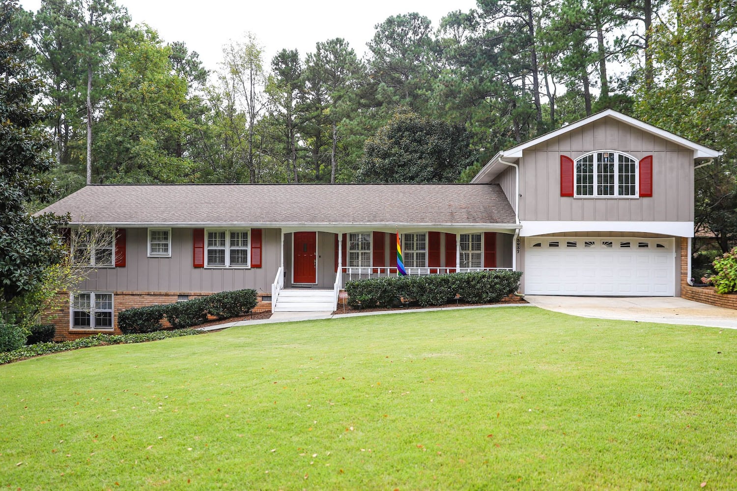 Home converted from ranch to entertaining space