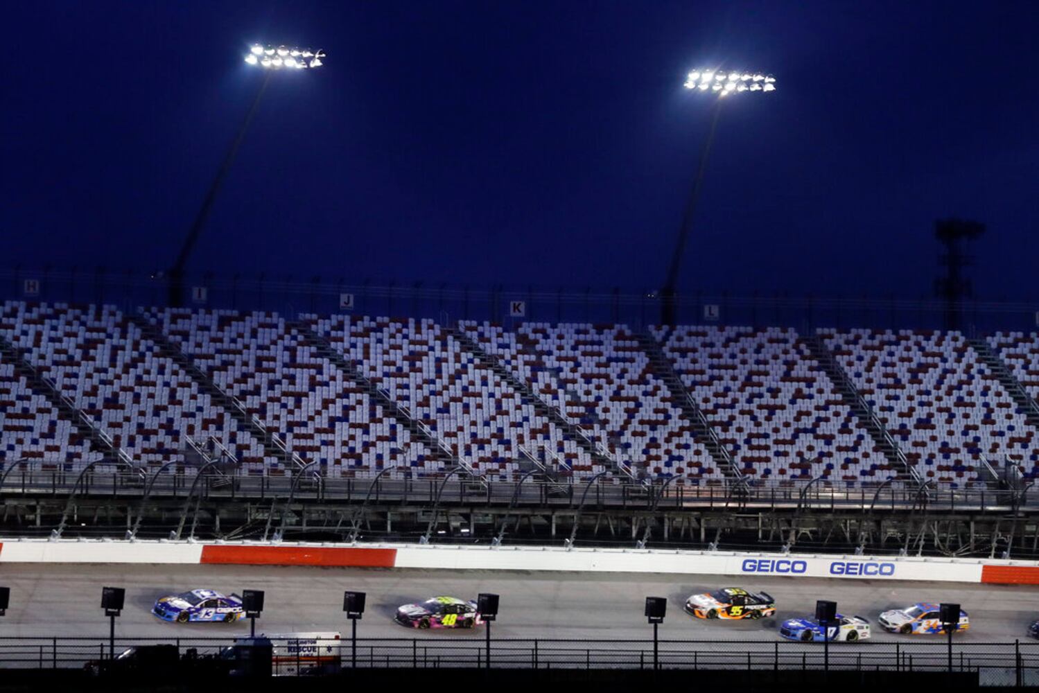 Photos: NASCAR races again without fans on hand at Darlington