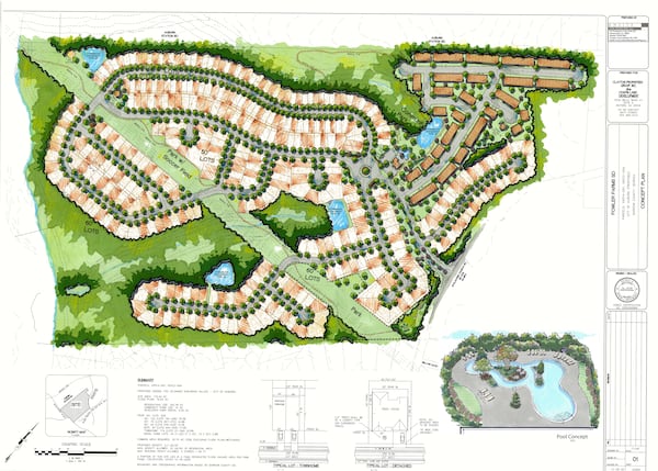 Chafin Land Development plans to build a 529-home subdivision on Apalachee Church Road dubbed "Fowler Farms." (Courtesy of Clint Dixon)