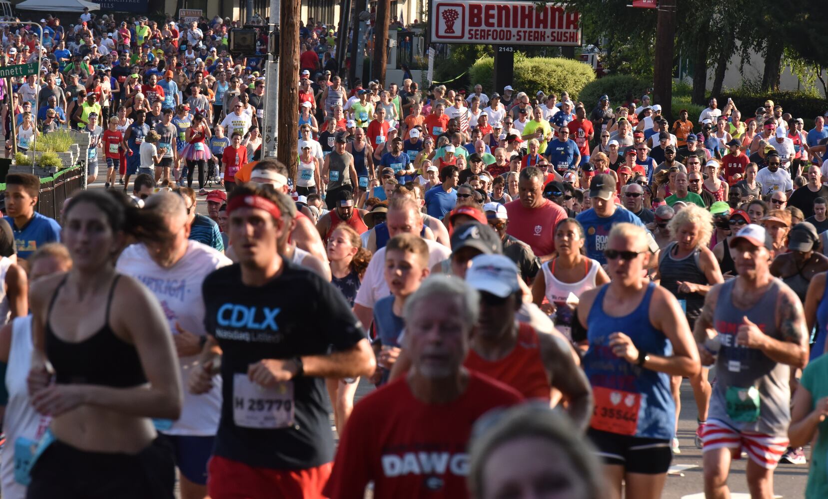 Photos: Cardiac Hill at AJC Peachtree Race