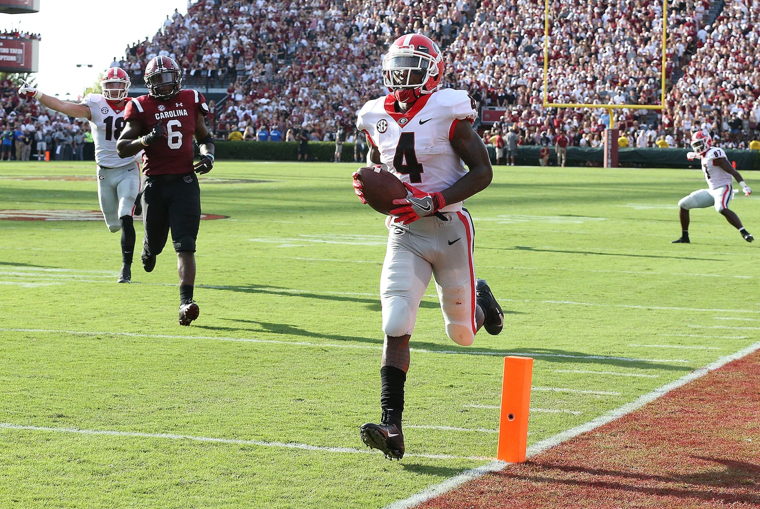 Photos: Bulldogs pull away from South Carolina