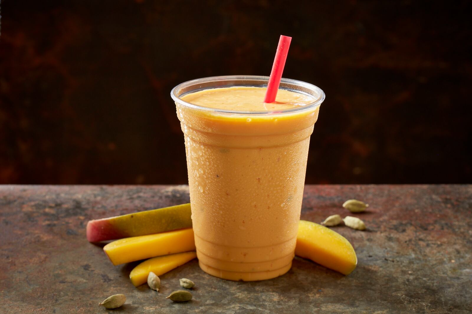 The  mango lassi — a sweet treat originating in northern India — is one of Sankranti Indian Kitchen's most popular menu items. Courtesy of Sankranti