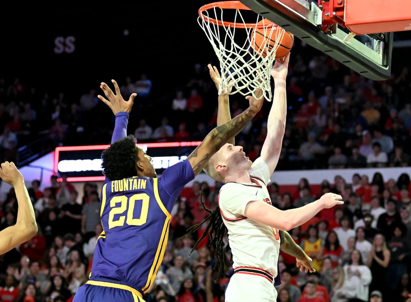 Georgia vs LSU basketball 