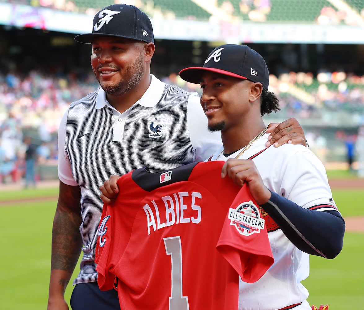 Photos: Braves’ All-Stars come home