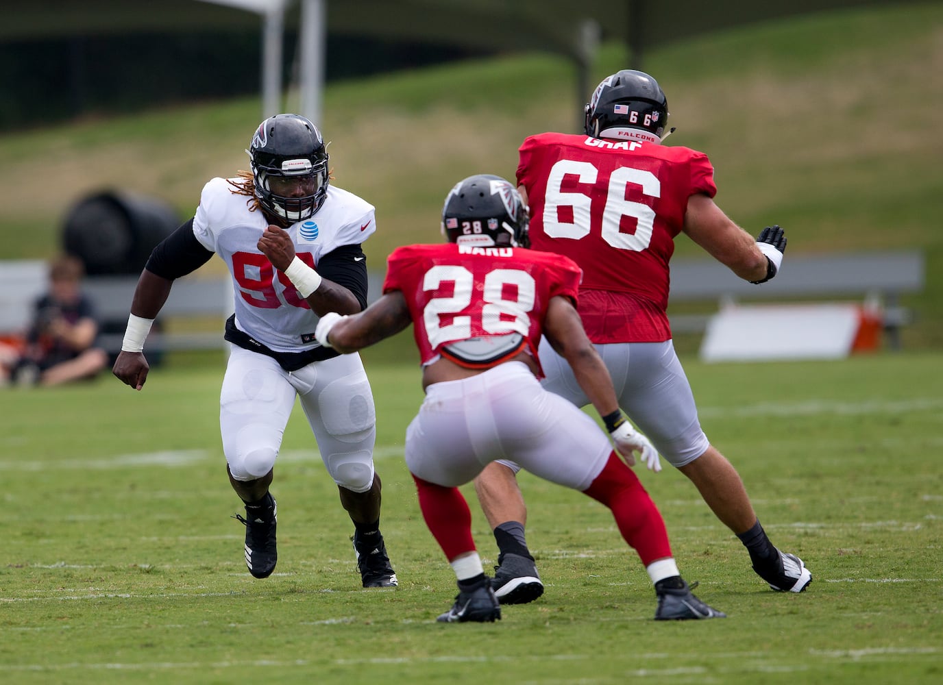 Photos: First live action for Julio as training camp continues