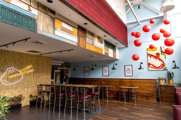 Dumpling Factory has a simpler decor than many spots in the Westside Paper development. (Courtesy of RestauWant)